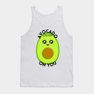 Avocado Cute Food Sticker Tank Top